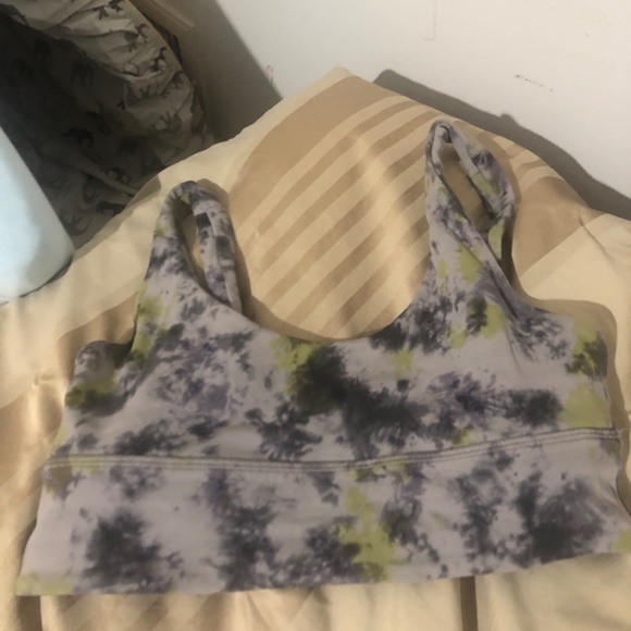 Lululemon Align Bra Radial Tie Dye Muave Grey - Picture 3 of 4